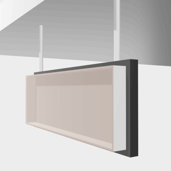 Hanging Box Sign (Single)