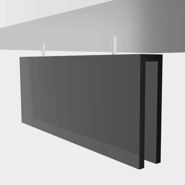 Hanging Alloyboard Sign (Double, Rectangular)