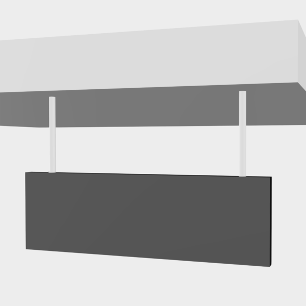 Hanging Alloyboard Sign (Single, Rectangular)